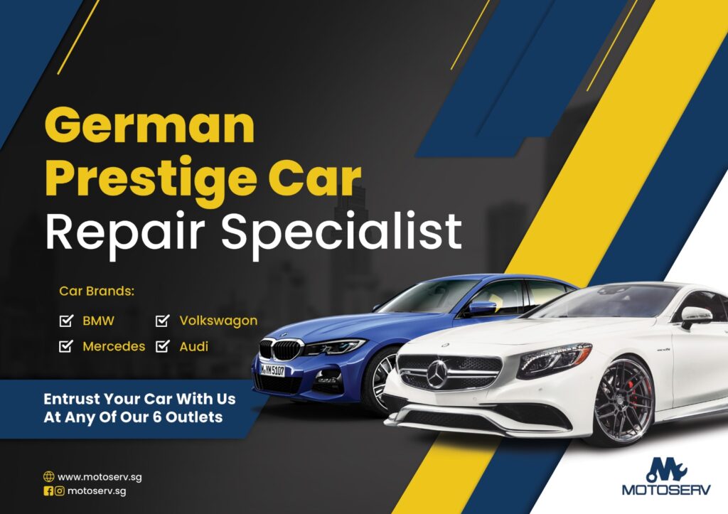 poster for german car specialist