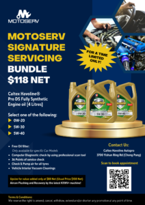 Motoserv Signature Servicing Bundle Poster