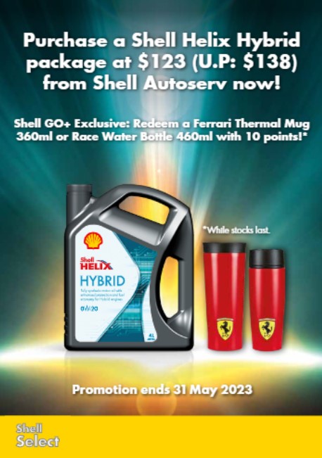 Shell Helix Hybrid Package Poster