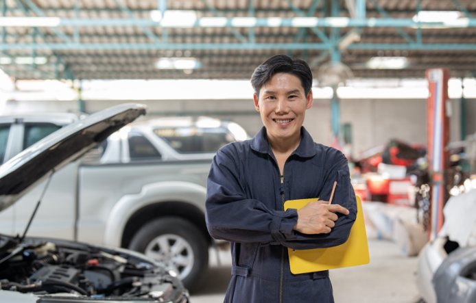 happy mechanic