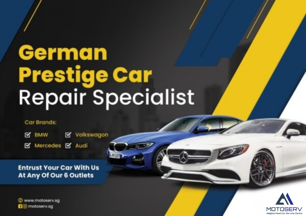 poster for german car specialist