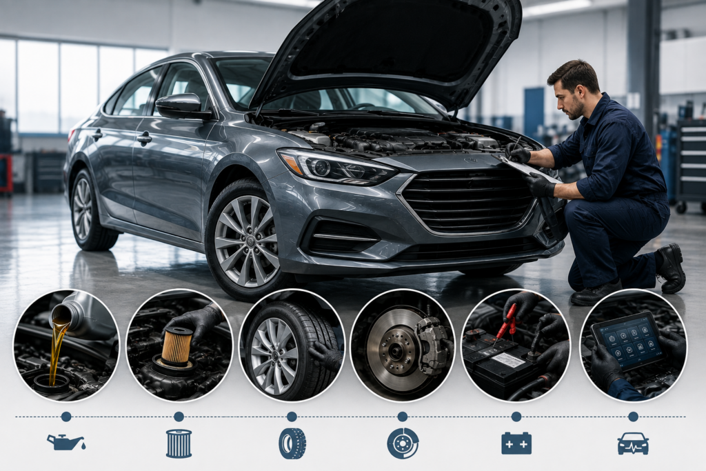 Types of Car Servicing
