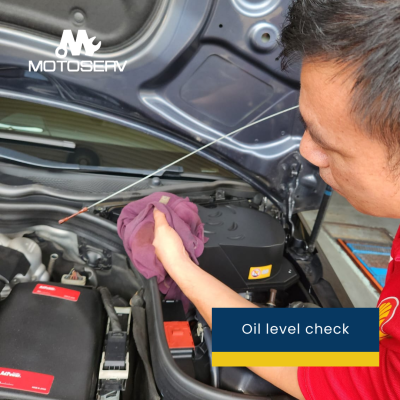 Oil level check